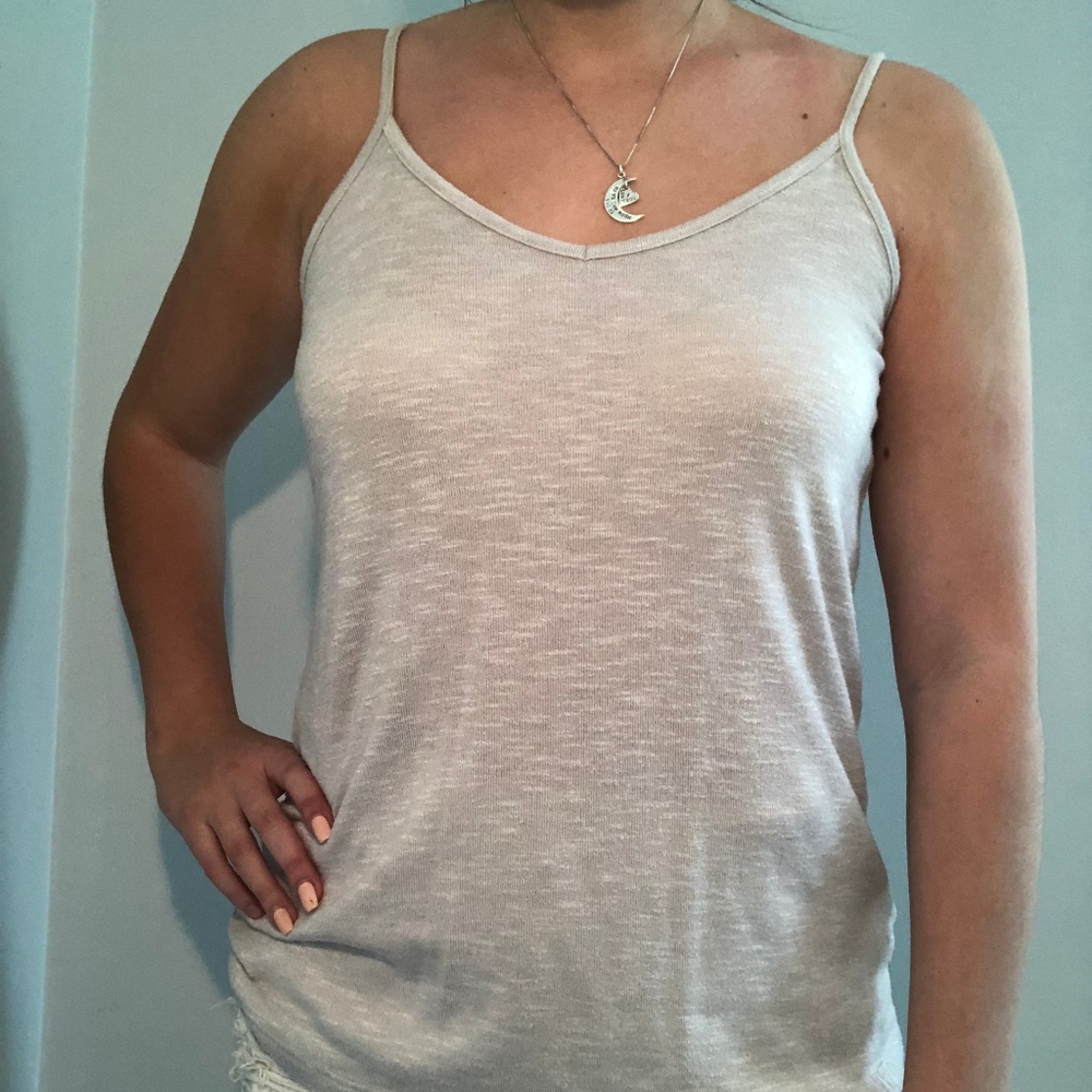 Gray Banana Republic Tank Top